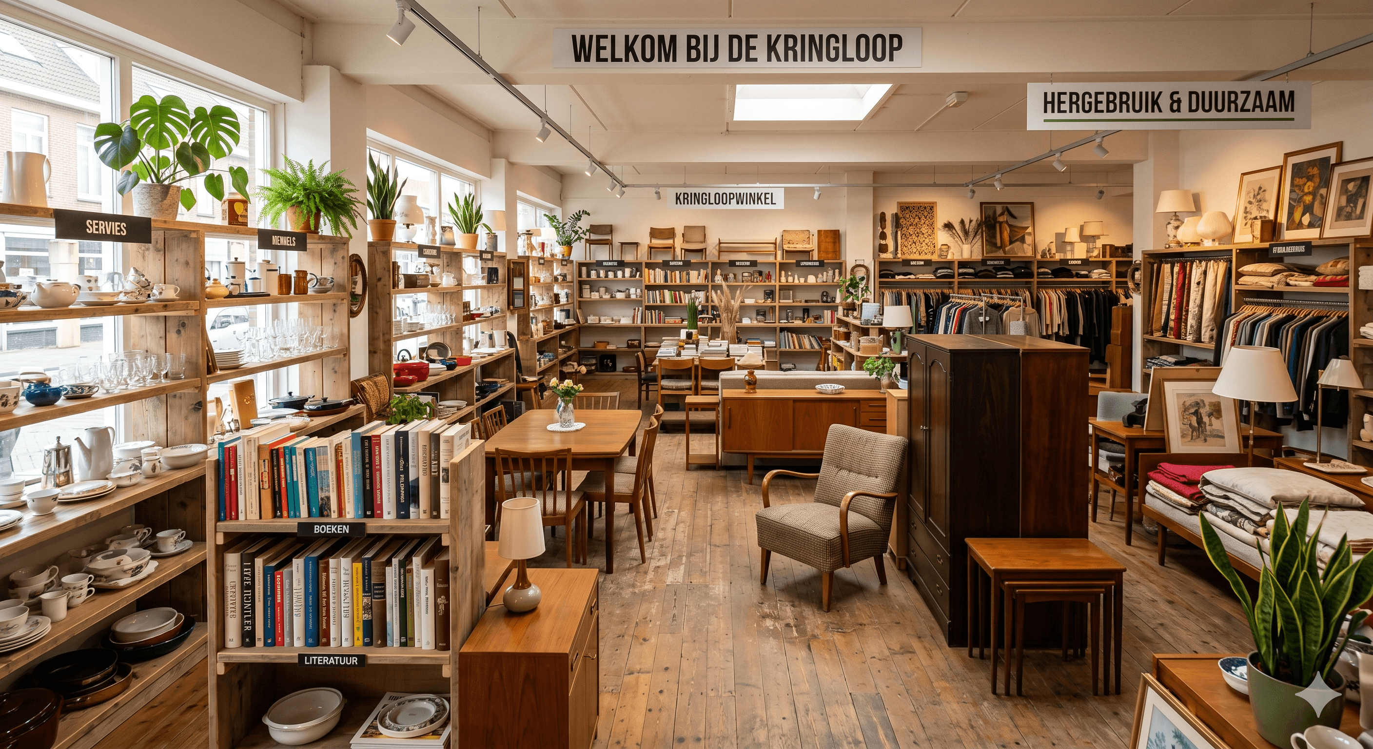 Kringloopwinkel — hergebruik van inboedel