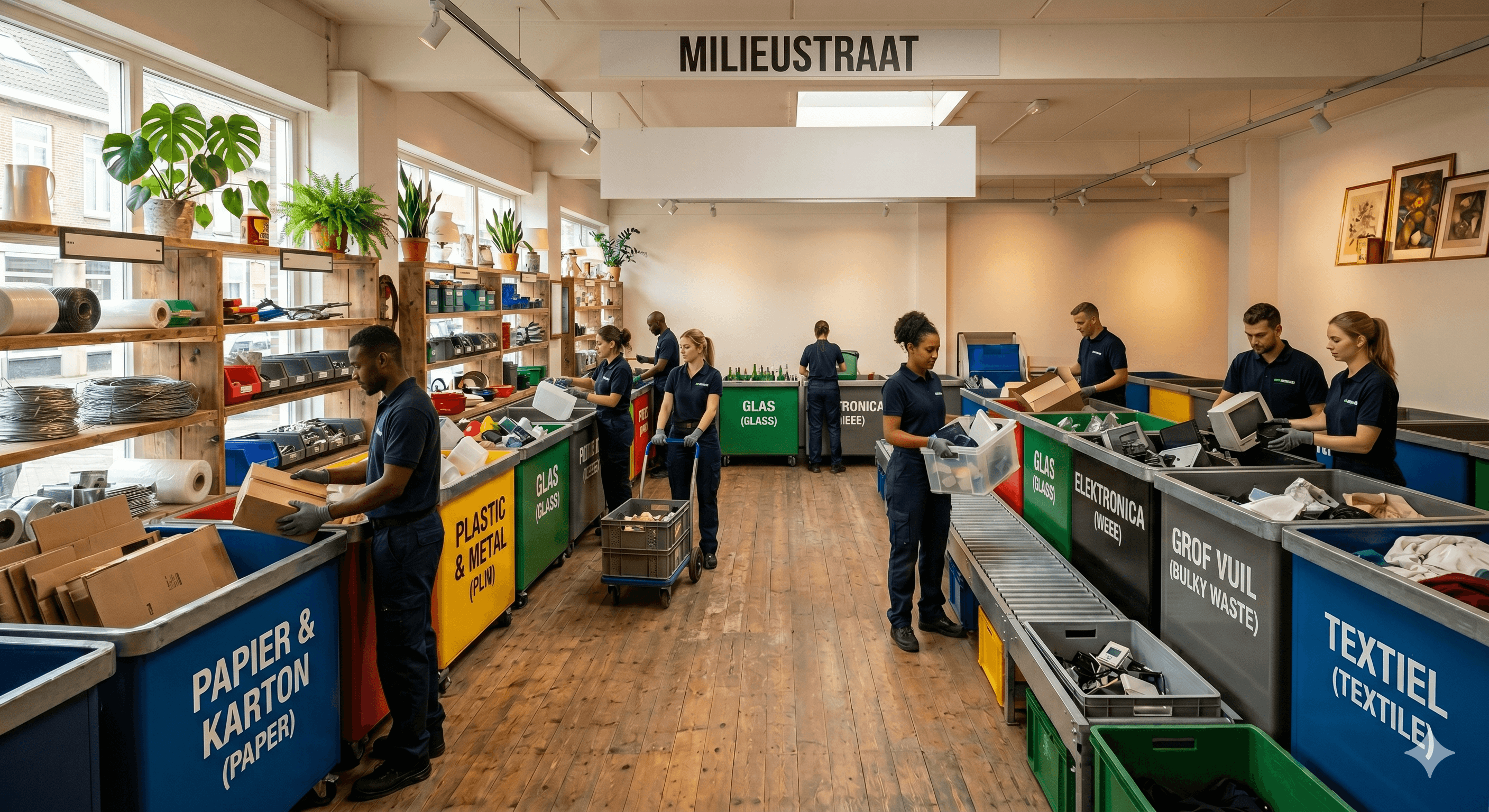 Milieustraat — verantwoord afvoeren